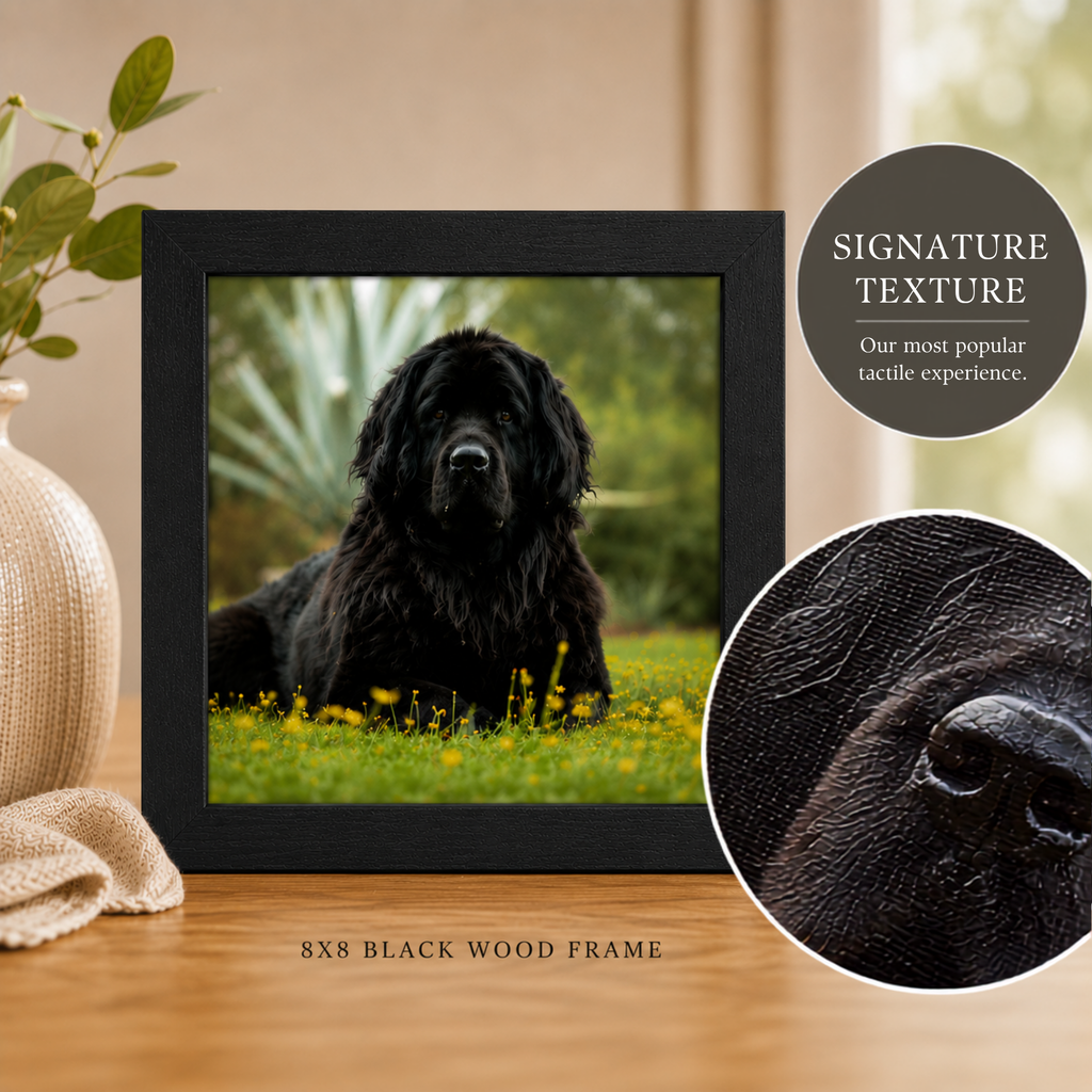 Add an 8x10 Framed Signature Textured Portrait