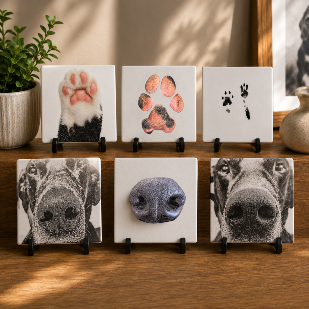 Ceramic Art Tile - 4 Pack