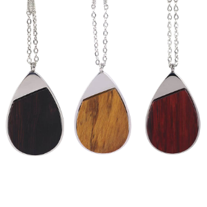 Wood Duet Pendant